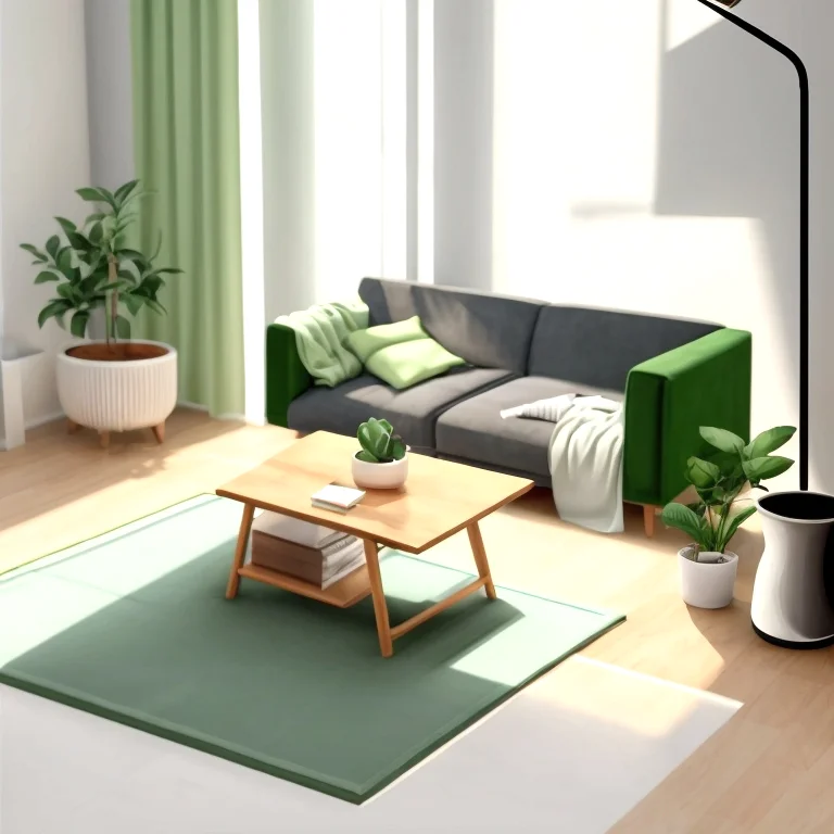 Gemütliches Wohnzimmer mit Smart Heizung