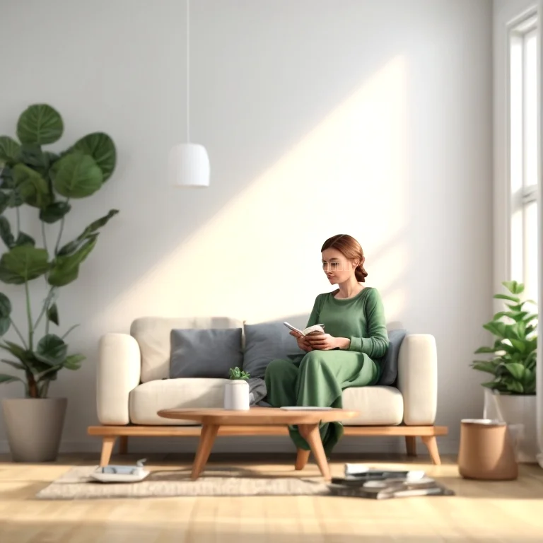 Komfortable Wohnlandschaft mit Heizung